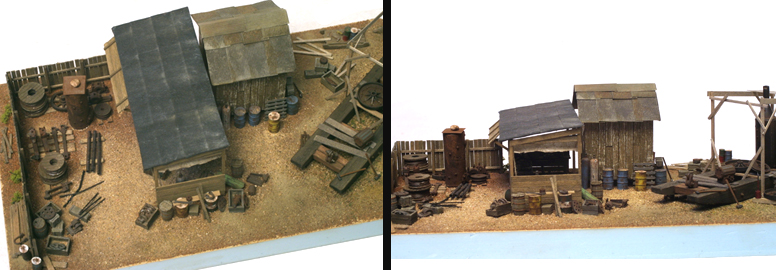 SierraWest Scale Models HO Scale Donkey Repair Yard